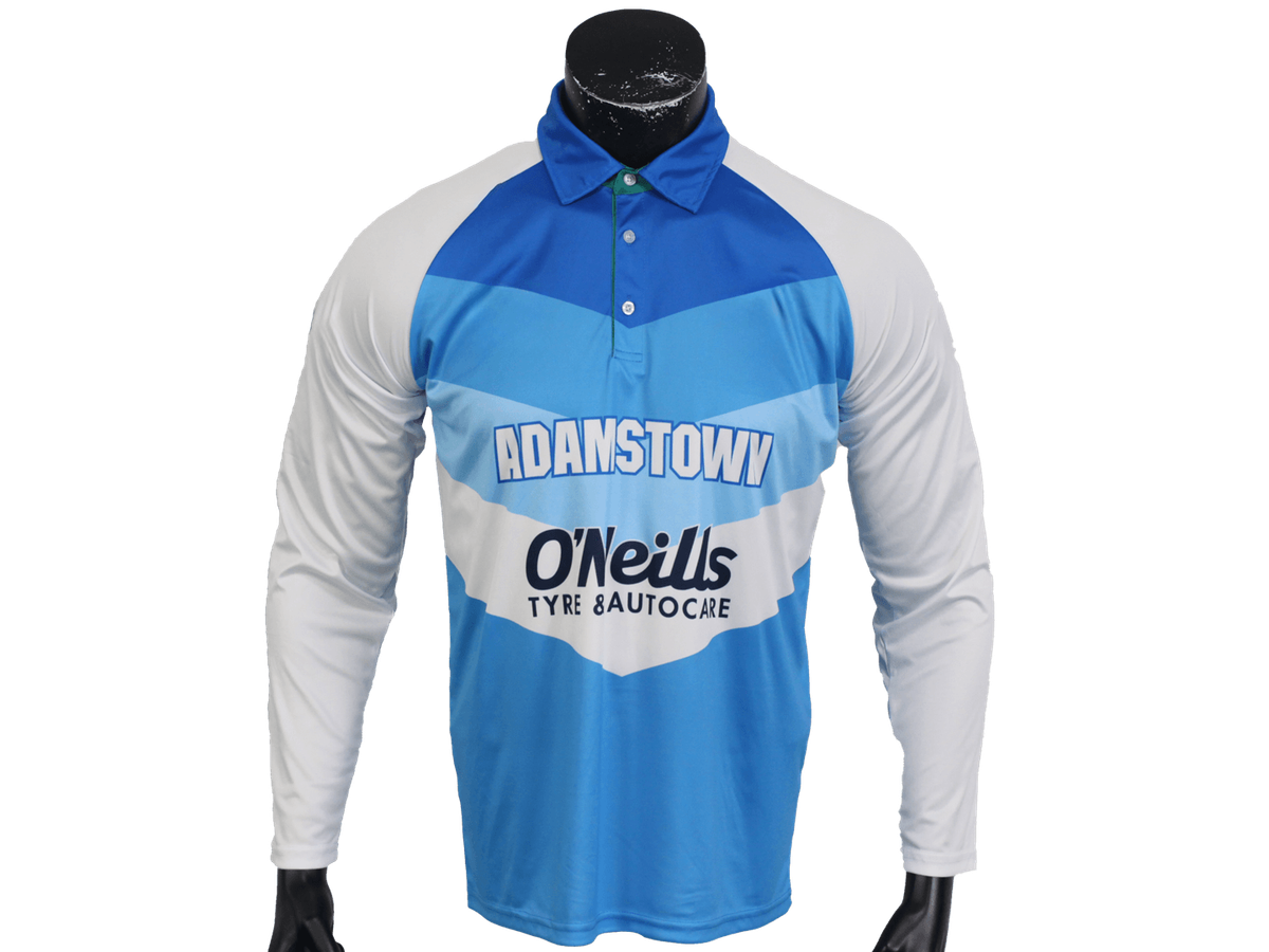 Custom Men’s Cricket Long Sleeve Polo | Supreme Mesh/Nano Pique