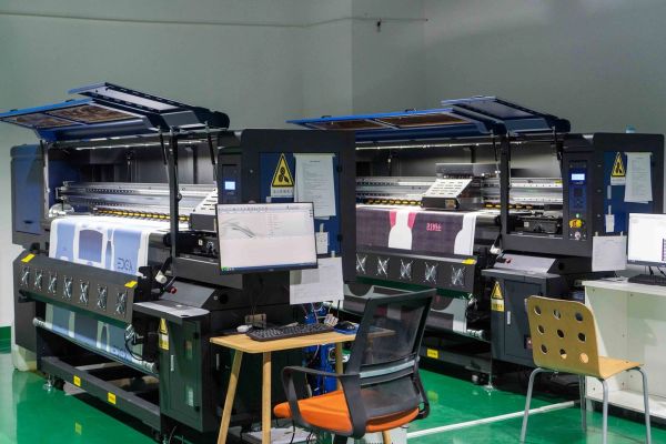 sublimation printing in factory