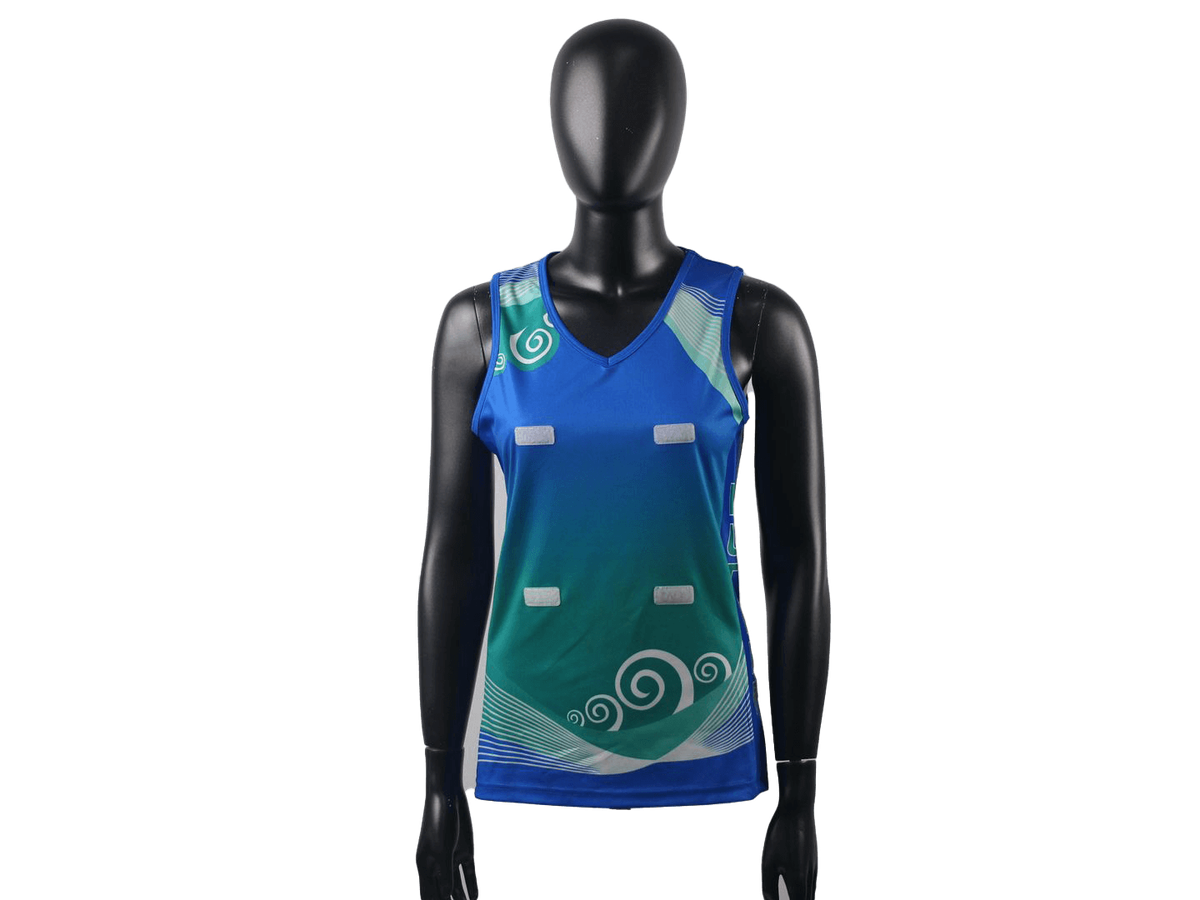Custom Women’s Netball Singlet with Velcro