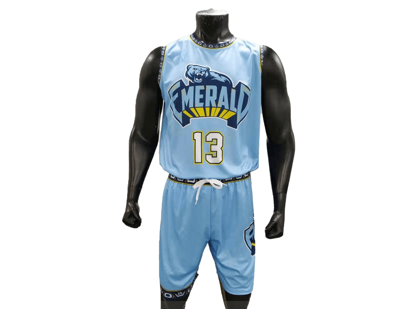 Custom Men’s Basketball Uniform Set | 150 GSM Ultra Mesh Fabric