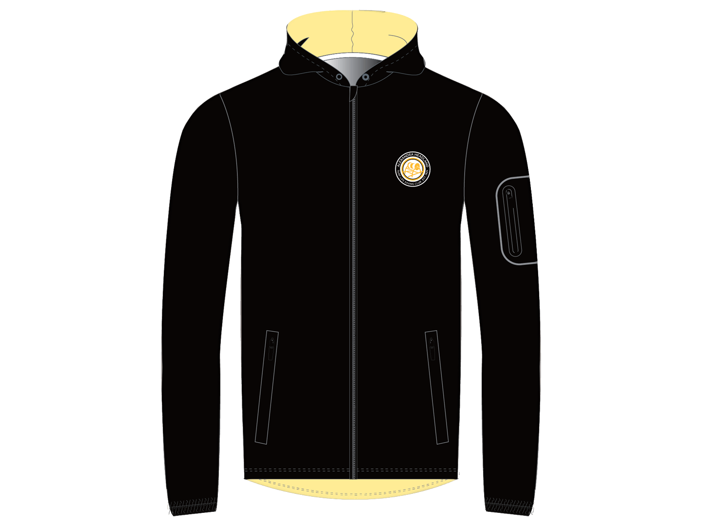 Custom Softshell Jacket with Waterproof Zips