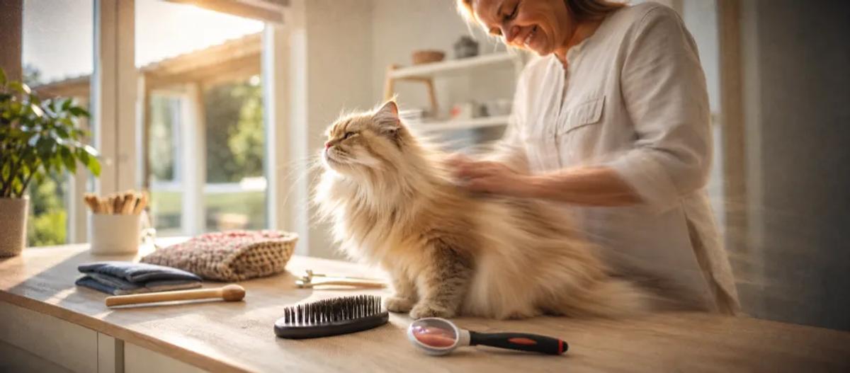 How to groom a cat by Nuzzy