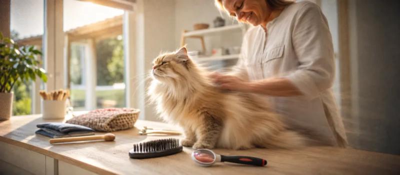 How to groom a cat by Nuzzy