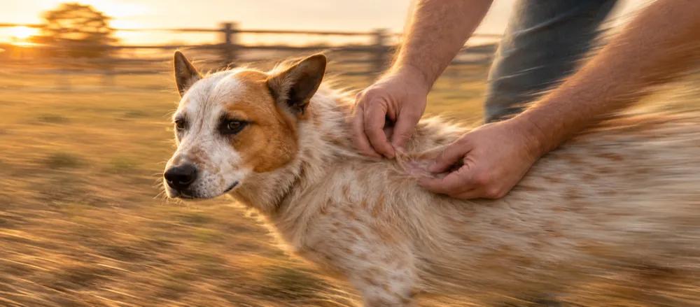 Ticks on dogs in India by Nuzzy