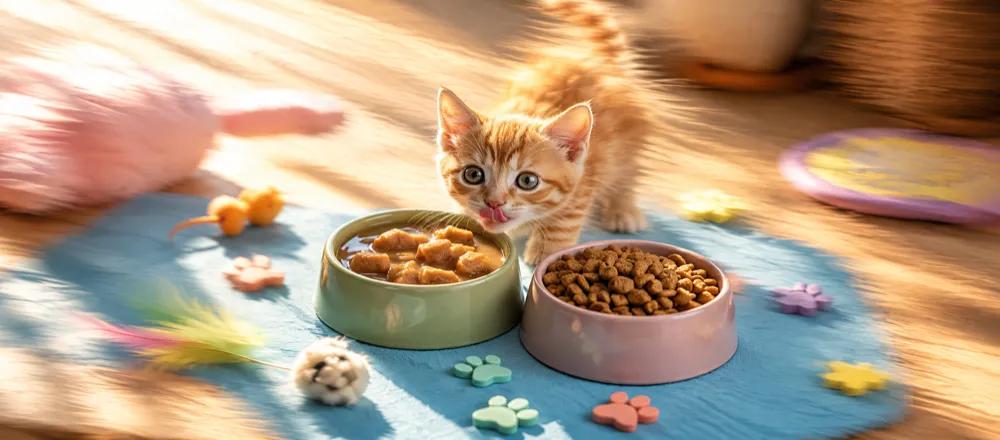 Wet vs dry cat food by Nuzzy