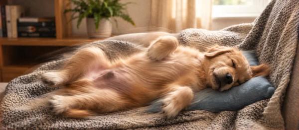 Dog sleeping positions by Nuzzy