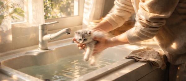 How to bathe a cat by Nuzzy