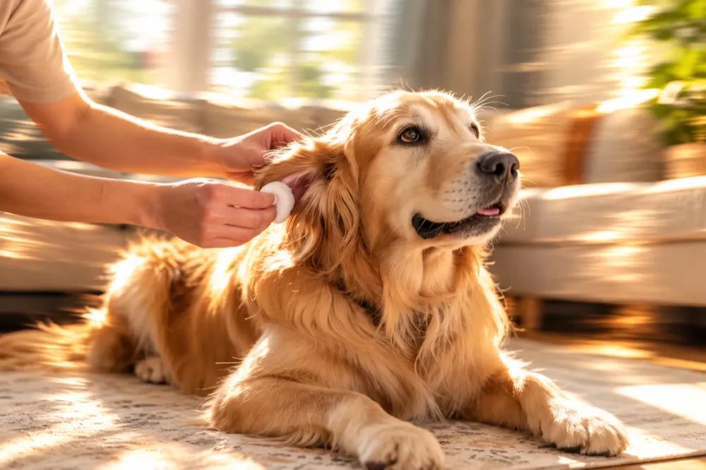 How to clean your dog's ears by Nuzzy