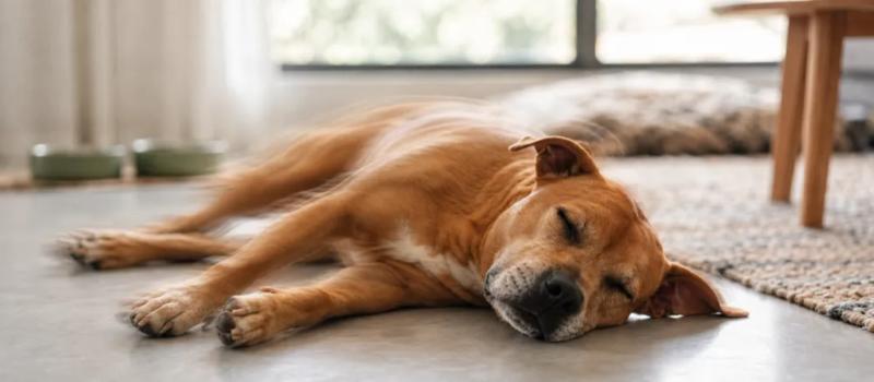 Why does my dog twitch in its sleep? by Nuzzy