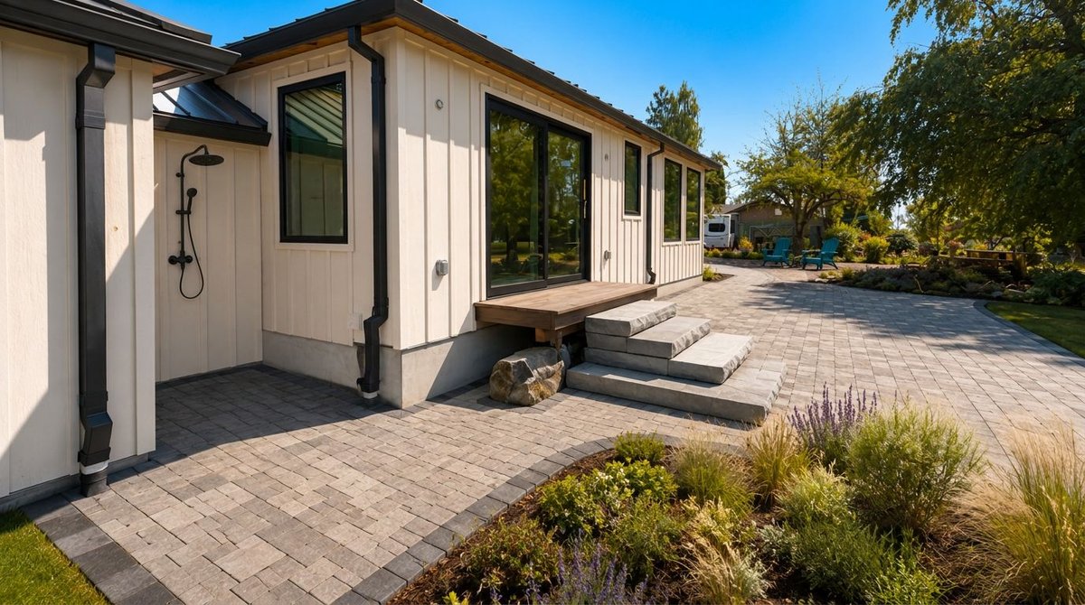 Garden patio and outdoor seating