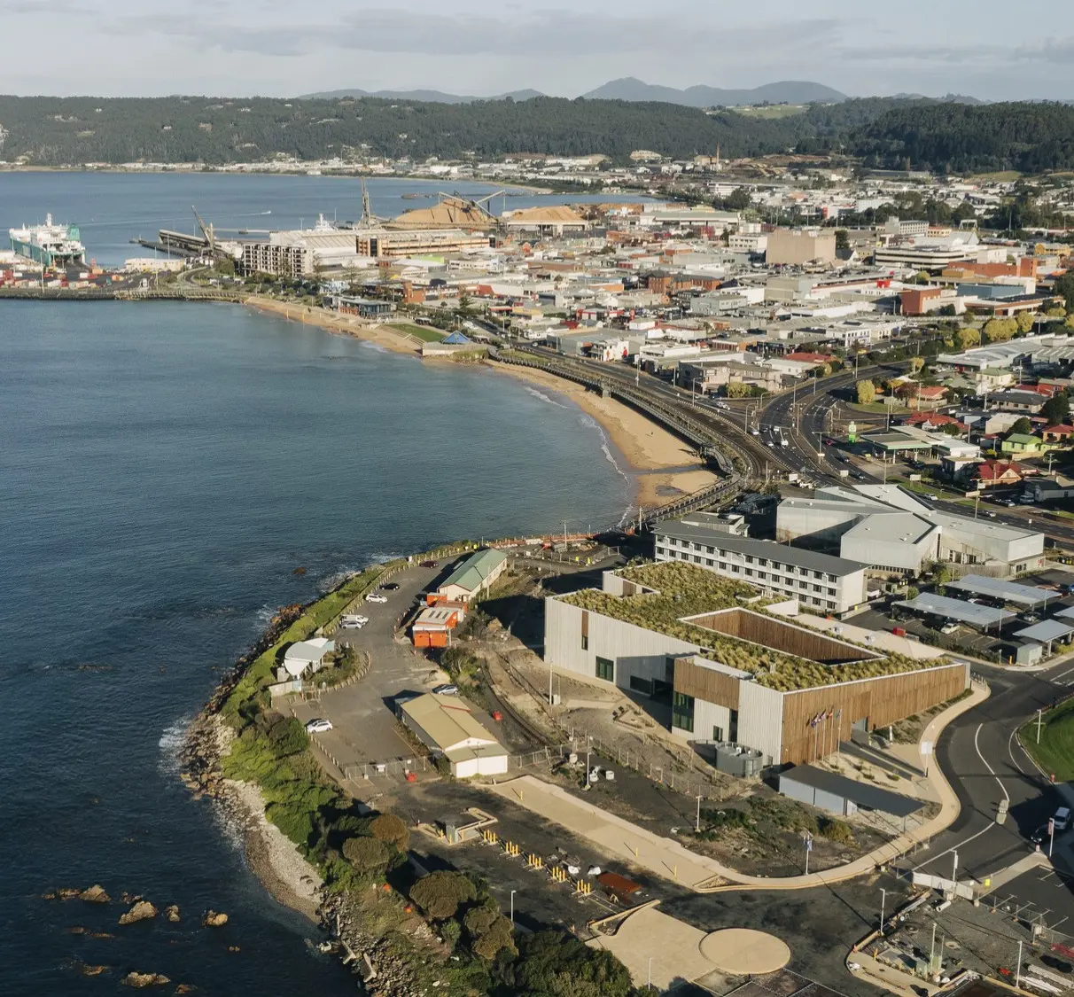 Coastal view over Bernie