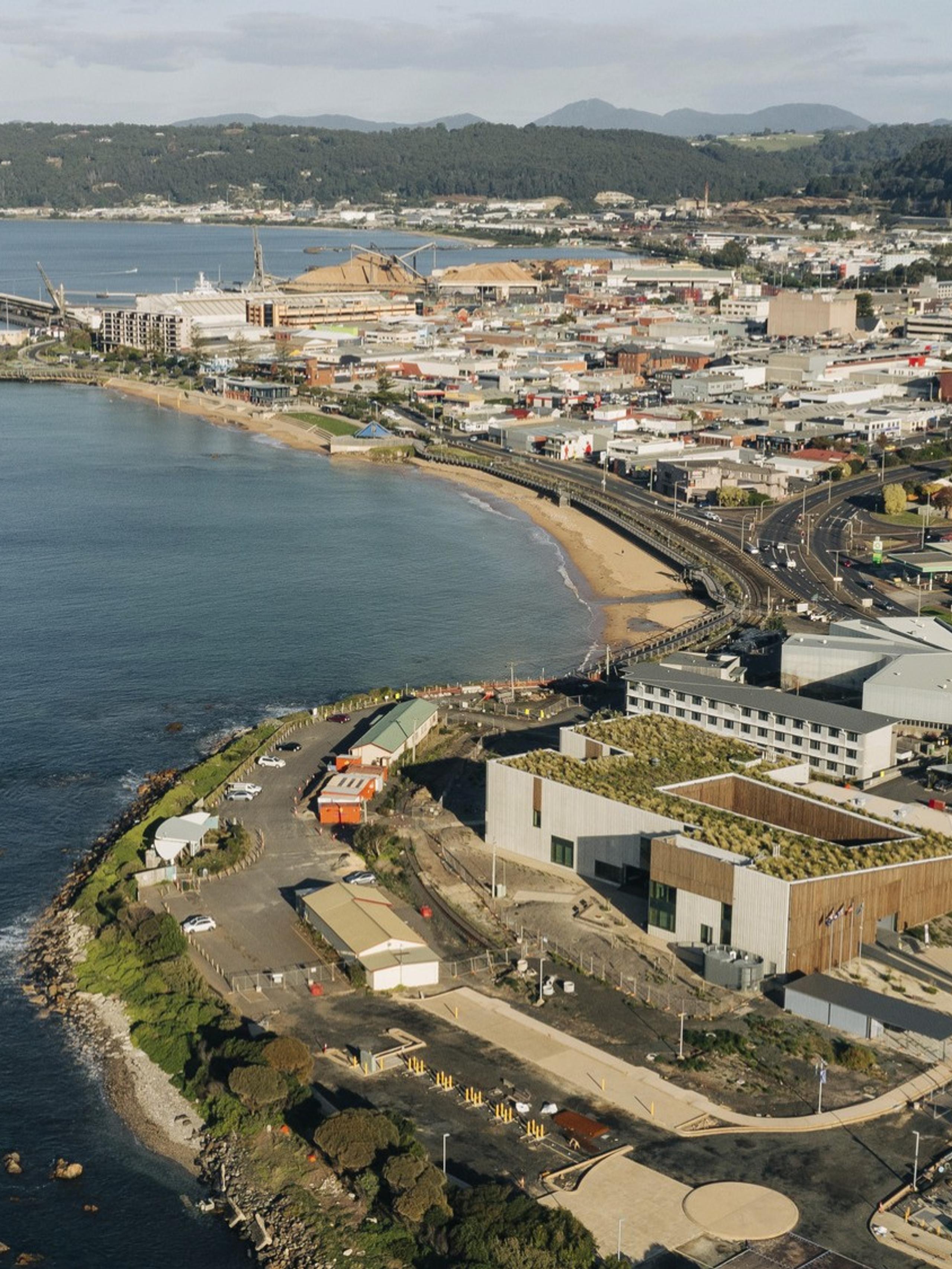 Coastal view over Bernie