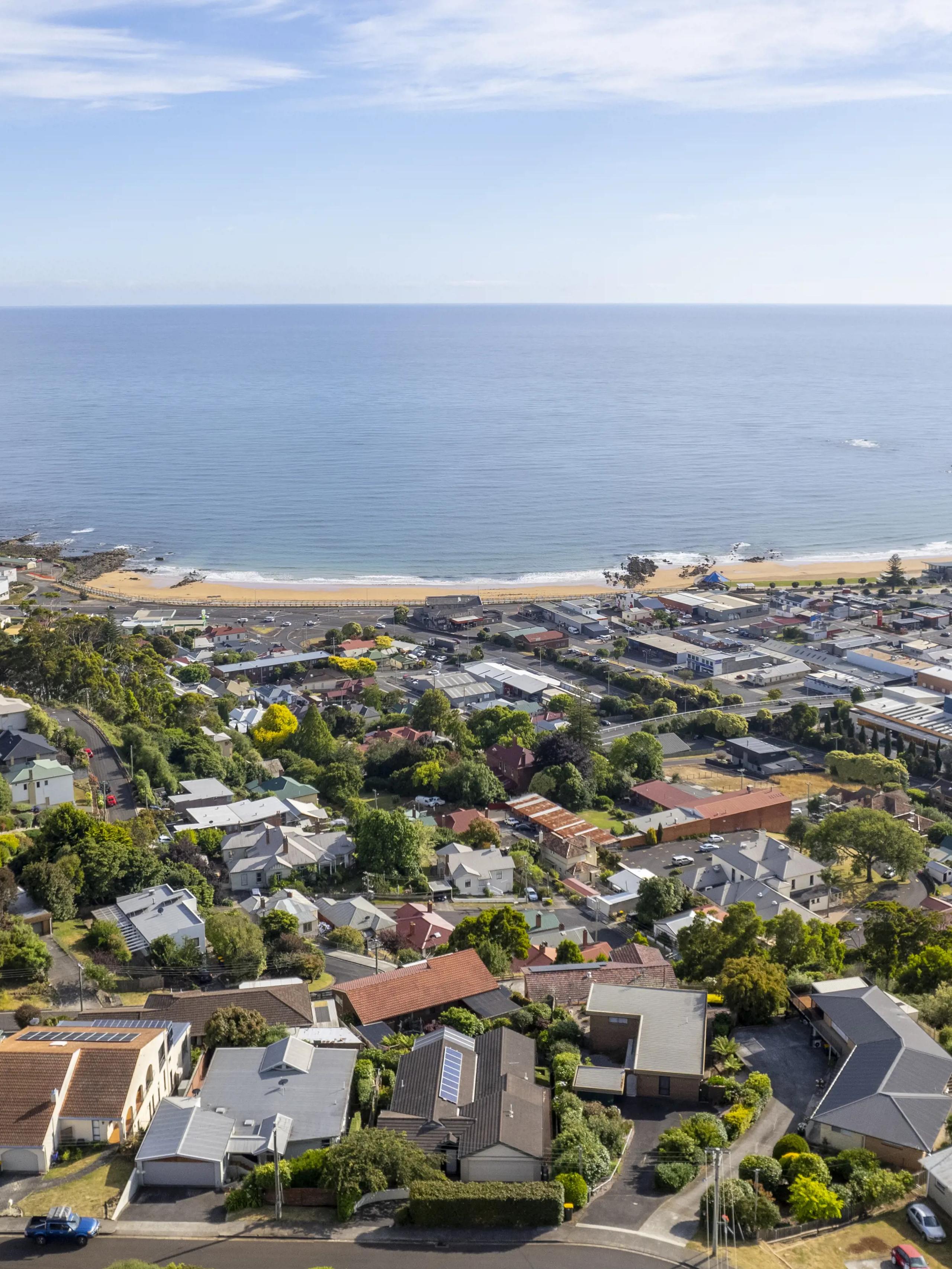 Coastal view over Bernie