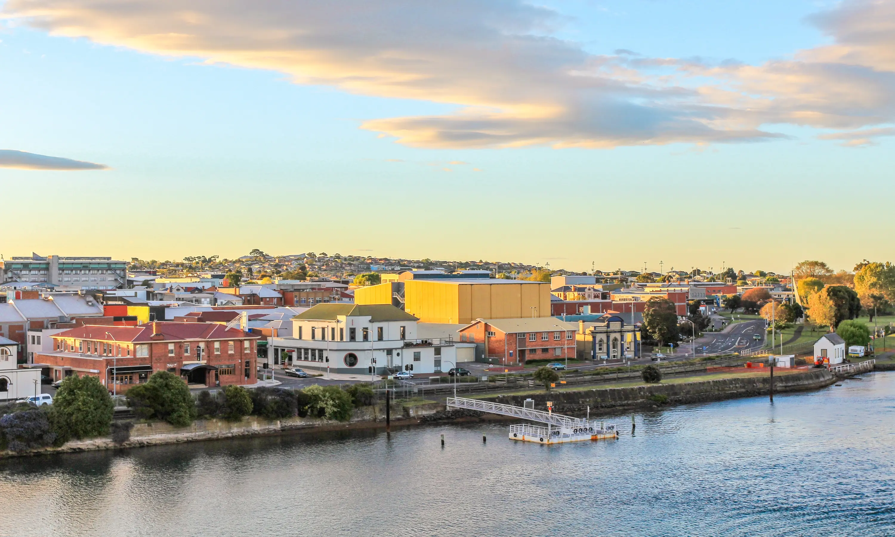 Evening view of Devonport