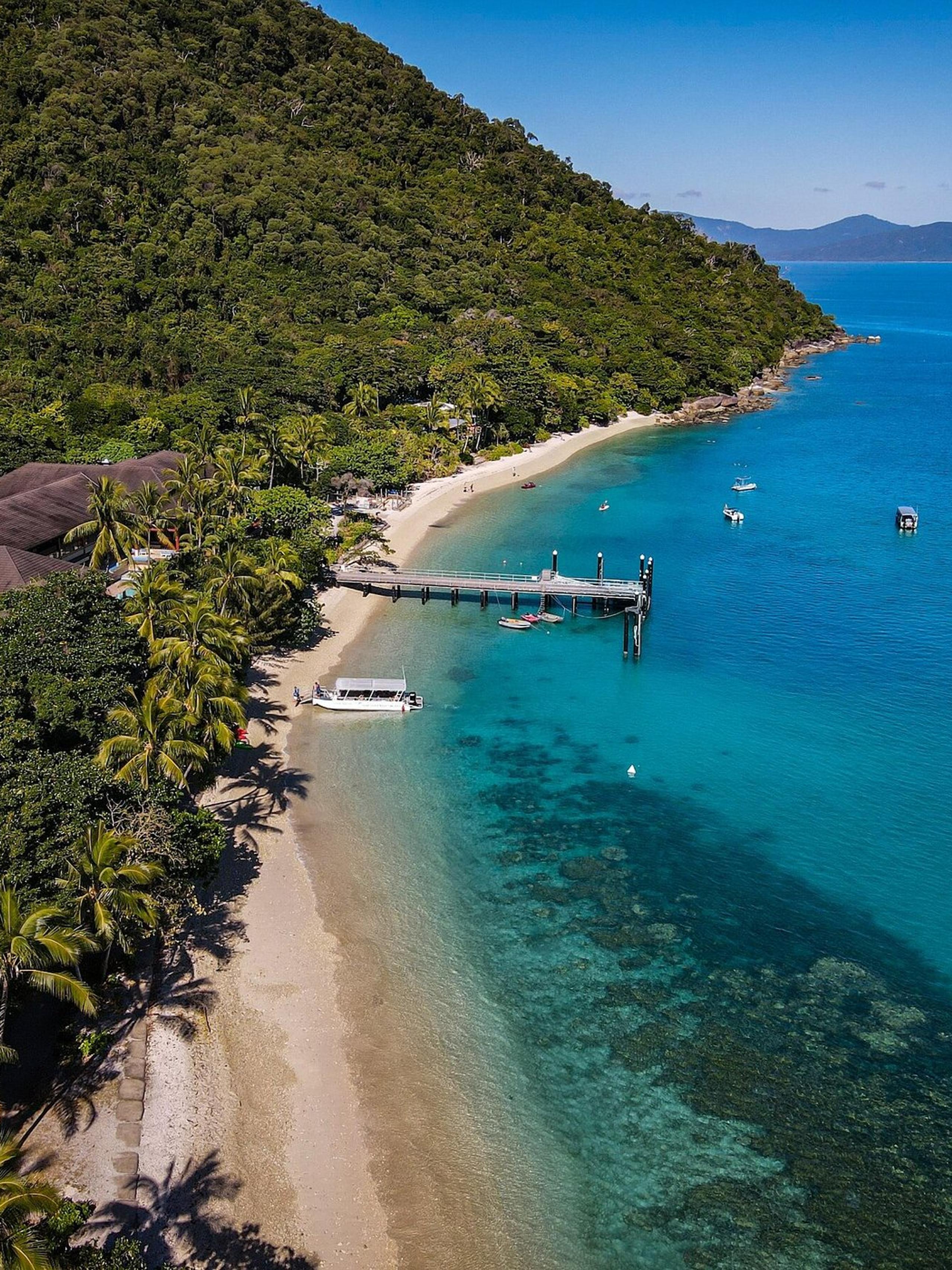 Beach scene near Cairns