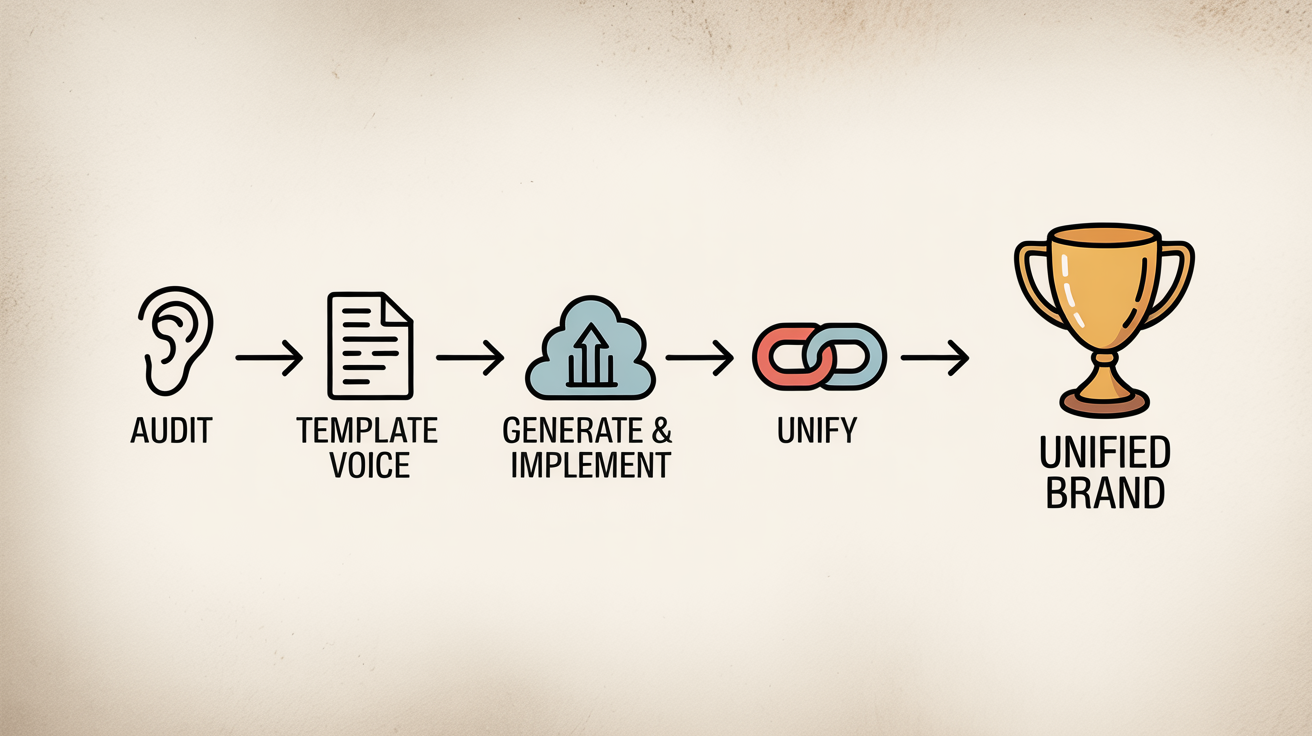 Your 5-Minute Action Plan for a Unified Audio Brand
