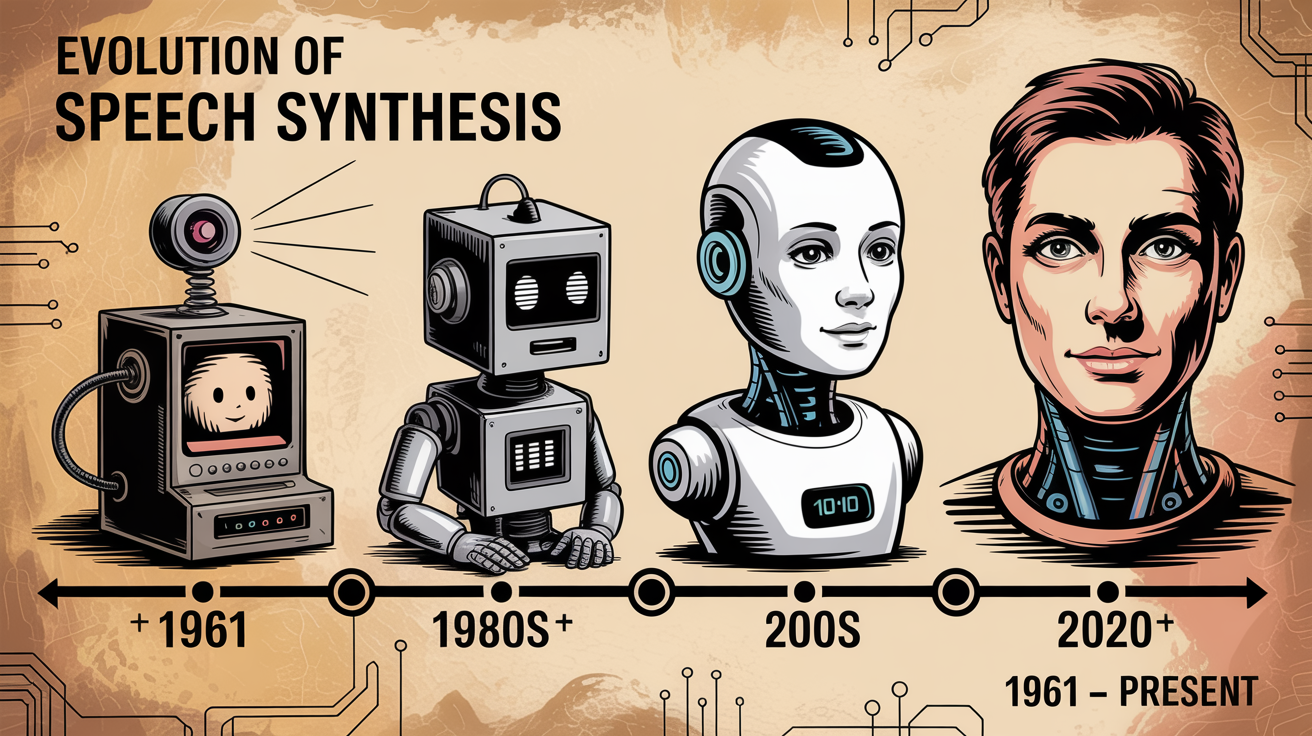 evolution of speech synthesis from 1961 to present