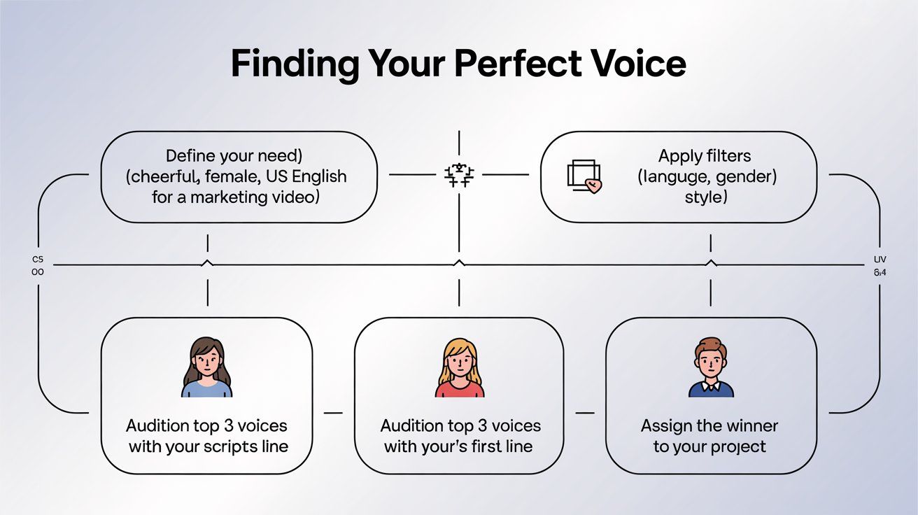 Finding Your Perfect Voice Flowchart