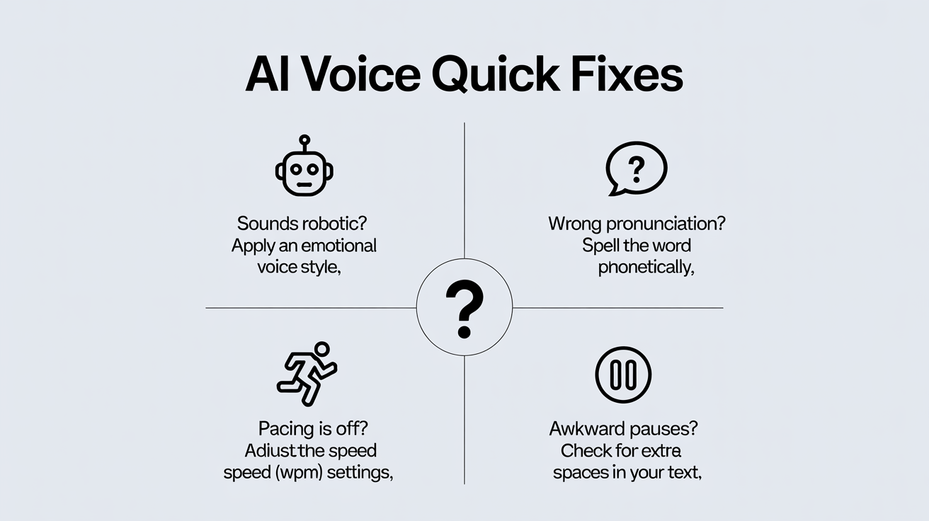AI Voice Quick Fixes