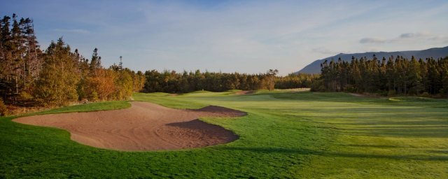 Fairway along the course