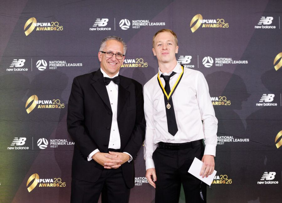 He won NPL WA's top honour while fighting relegation. Now he's done it again, by a landslide