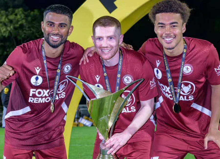 Less than a year on from fighting to survive, Fremantle City lifted silverware