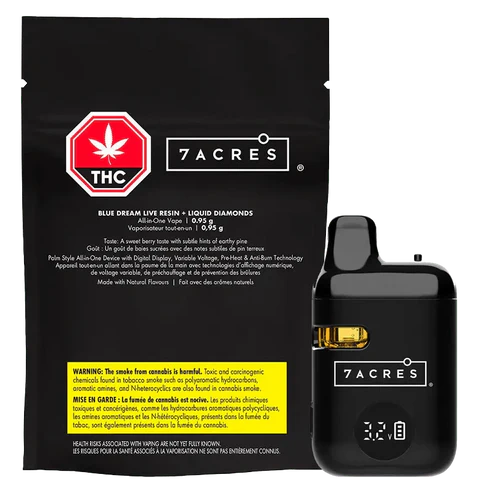 7ACRES Blue Dream Live Resin + Liquid Diamonds AIO