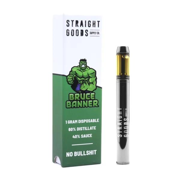 Straight Goods 1000mg THC Vape Pen (Bruce Banner)