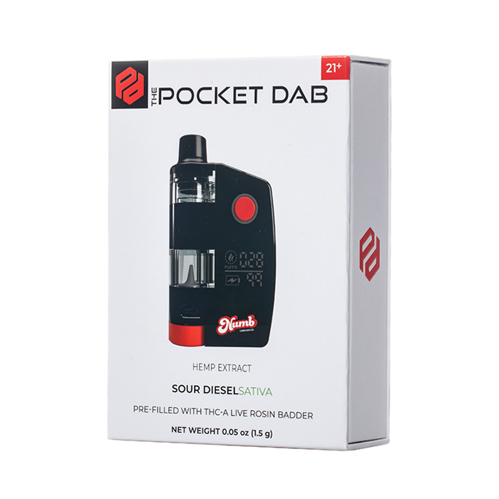 Numb Pocket Dab THCA Live Rosin Disposable