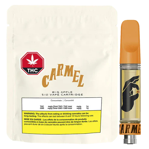 Carmel Big Apple Pure Live Resin Vape Cartridge