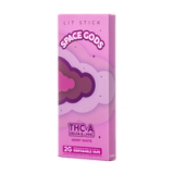 Space Gods Lit Sticks 3g THCA Disposable Vape Pen with dual coils and smart screen