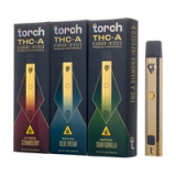 Torch THCA Diamond Infused 2.5 Gram Disposable Vape Pen with High Potency Liquid Diamonds