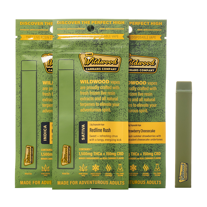 Wildwood THCA Live Resin Disposable (2g)