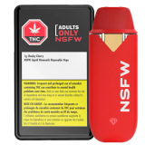 Adults Only Cheeky Cherry NSFW 1g Liquid Diamond Sativa Vape Cartridge