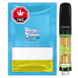 Sticky Greens 1g Blue Shark Liquid Diamond Sativa Vape Cartridge
