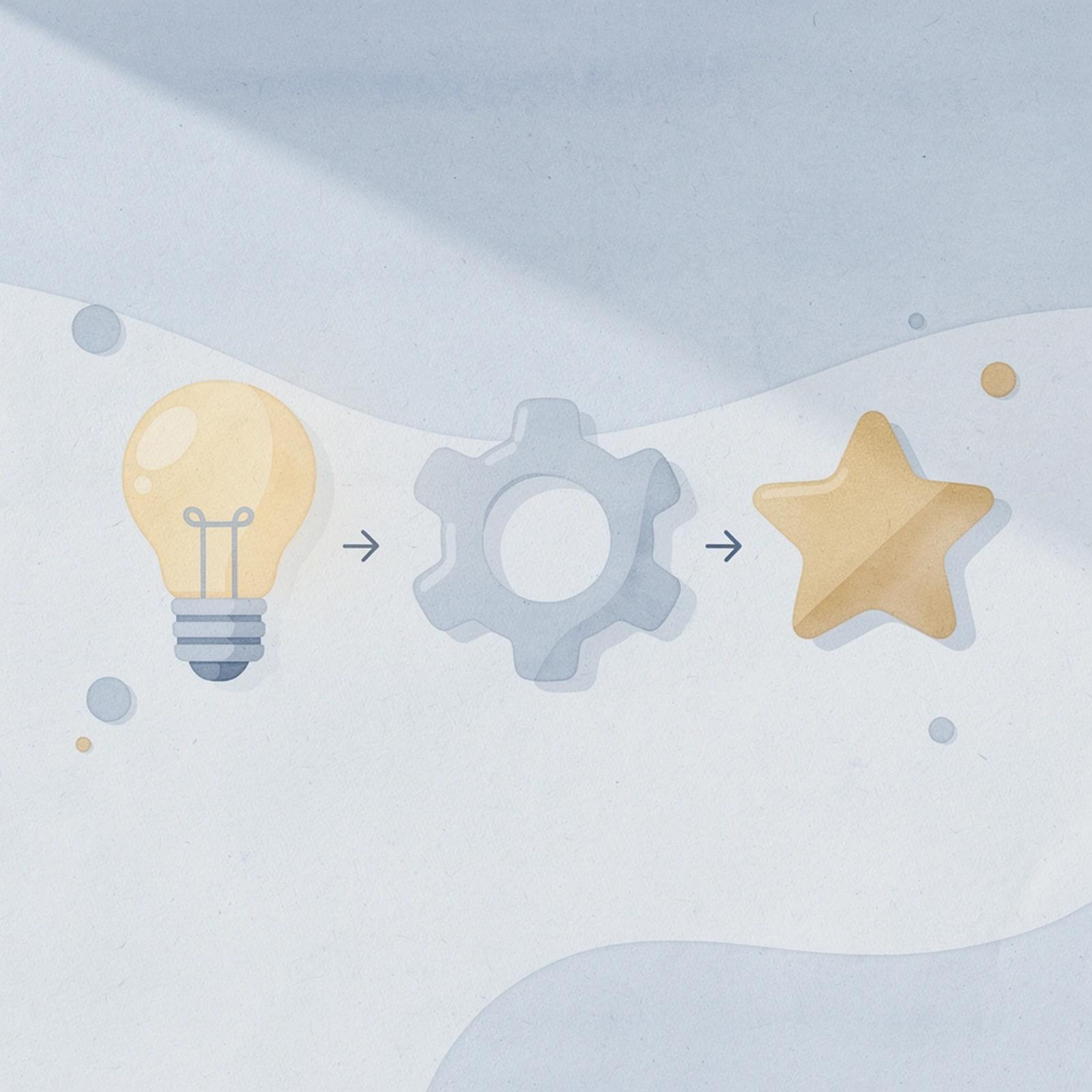 Three icons representing creator discovery, relationship management, and campaign analytics