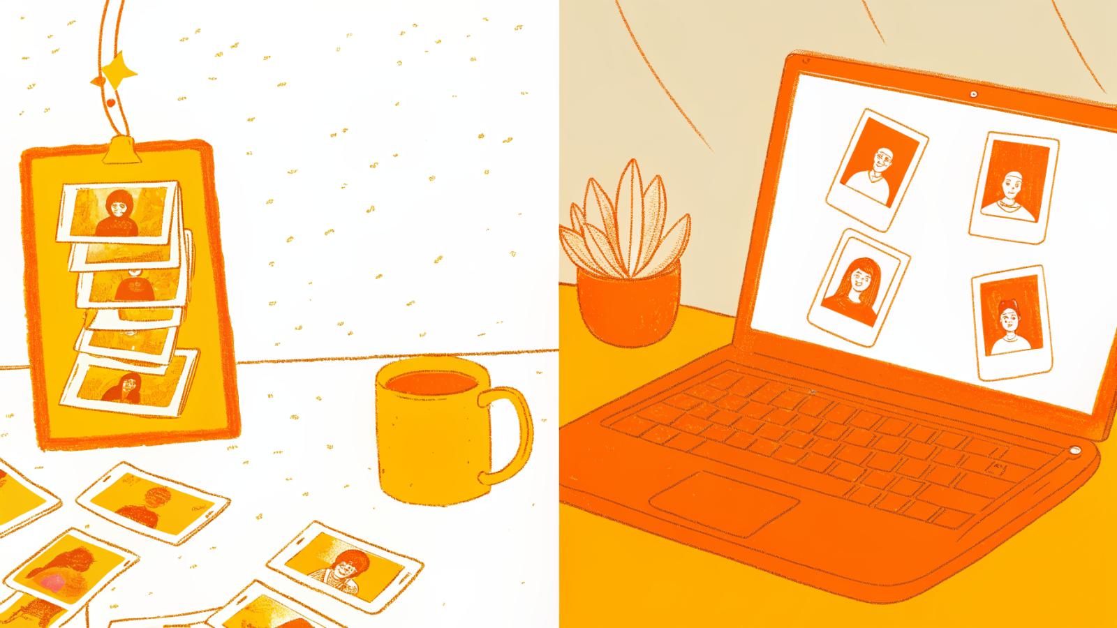 two platforms compared, high-volume UGC phone stack versus structured creator network laptop