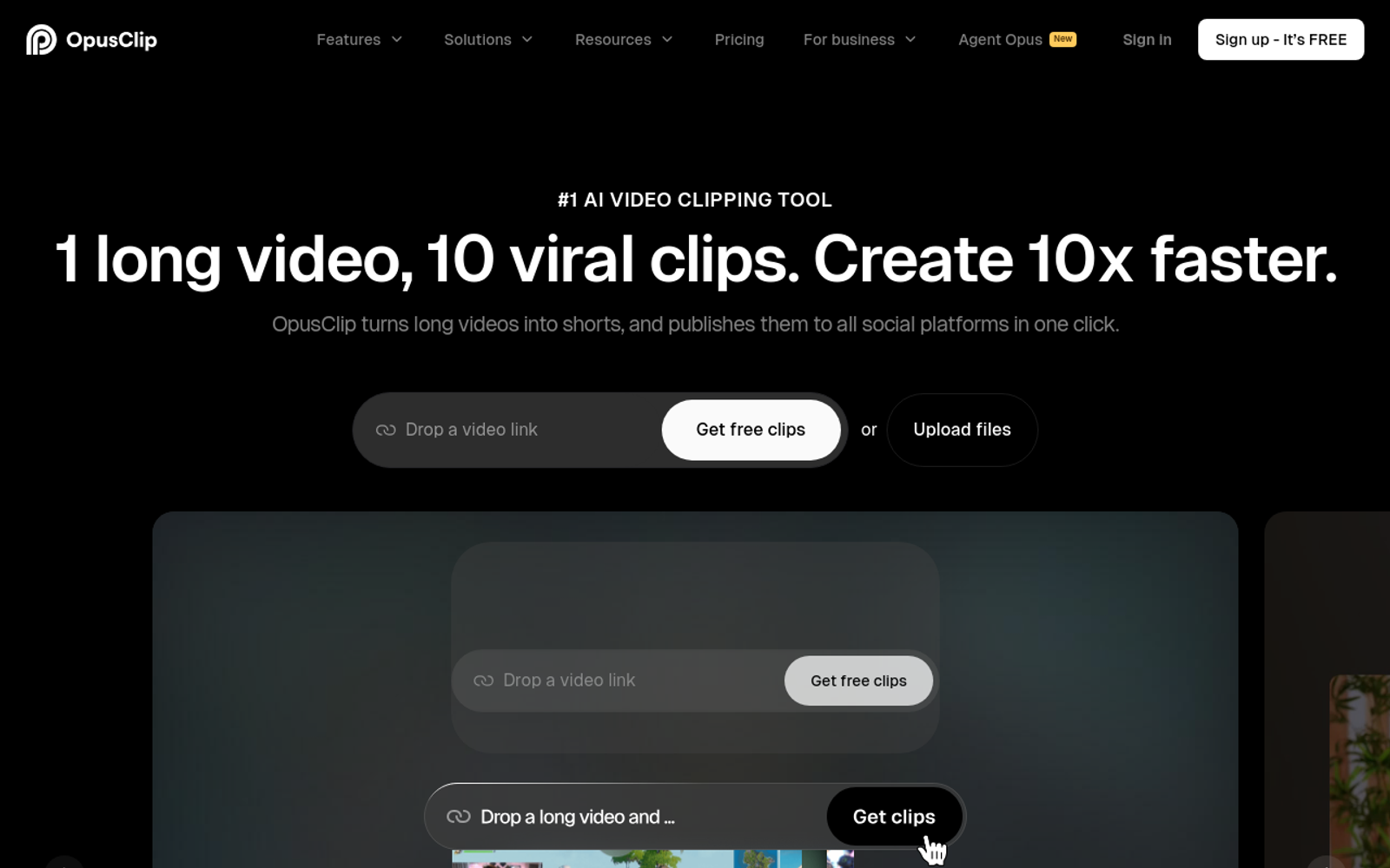 AI Content Repurposing - opus clip best powered