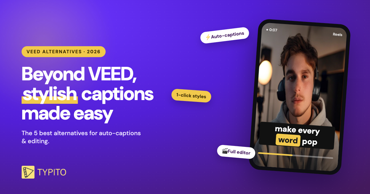 Veed Alternatives - ai powered editing depth