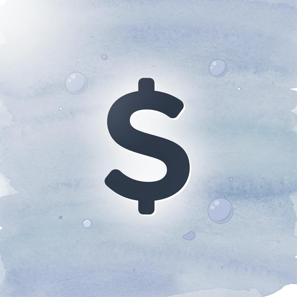 Dollar sign icon representing UGC creator pricing benchmarks
