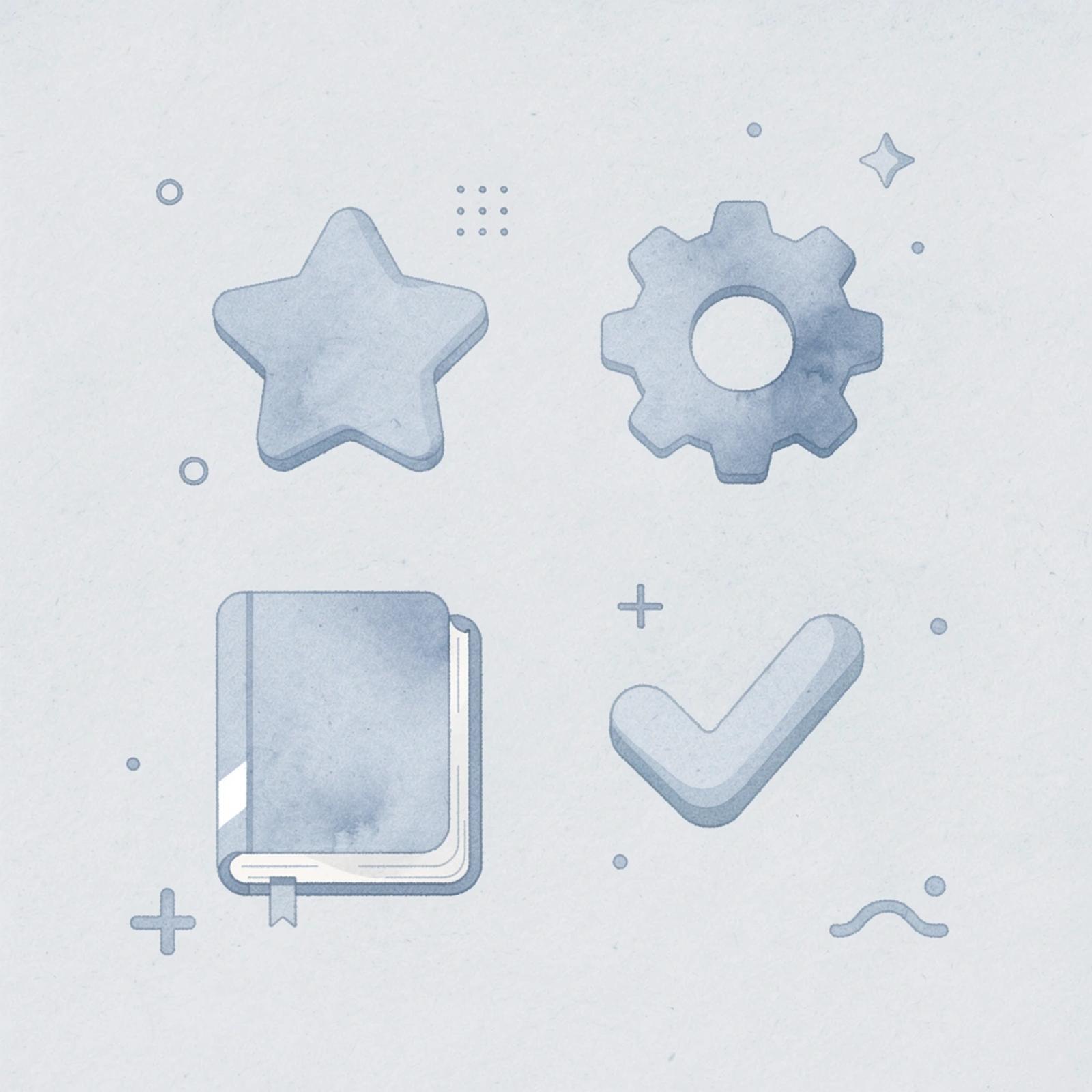 Four social media platform icons