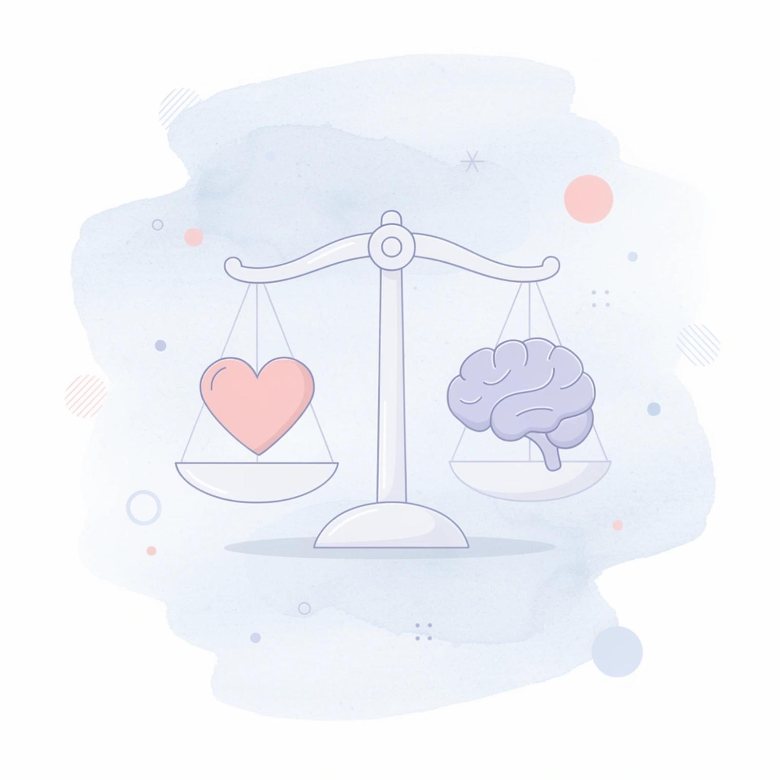 Balance scale icon showing the imbalance between creator views and revenue results