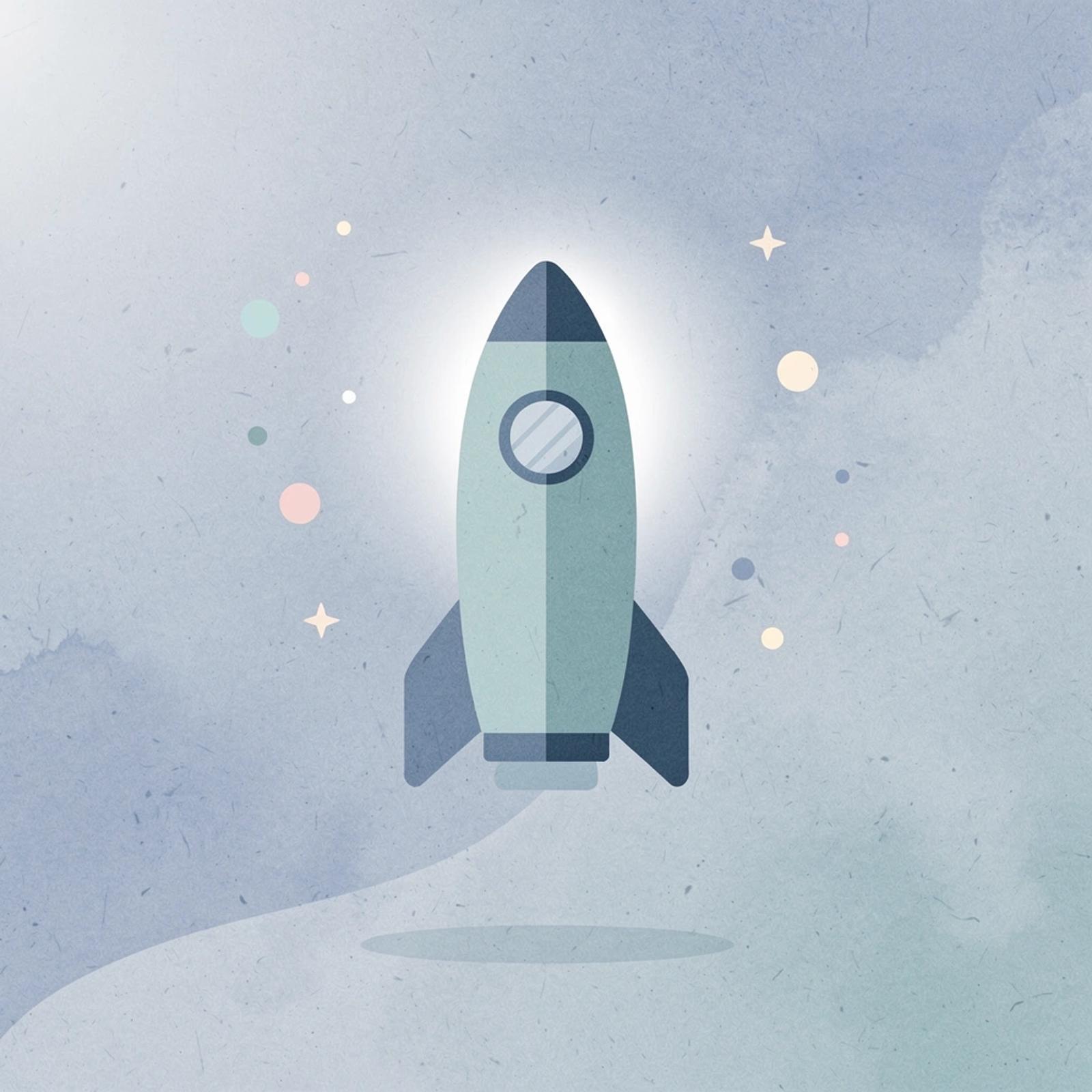 Rocket icon representing rapid scaling and growth