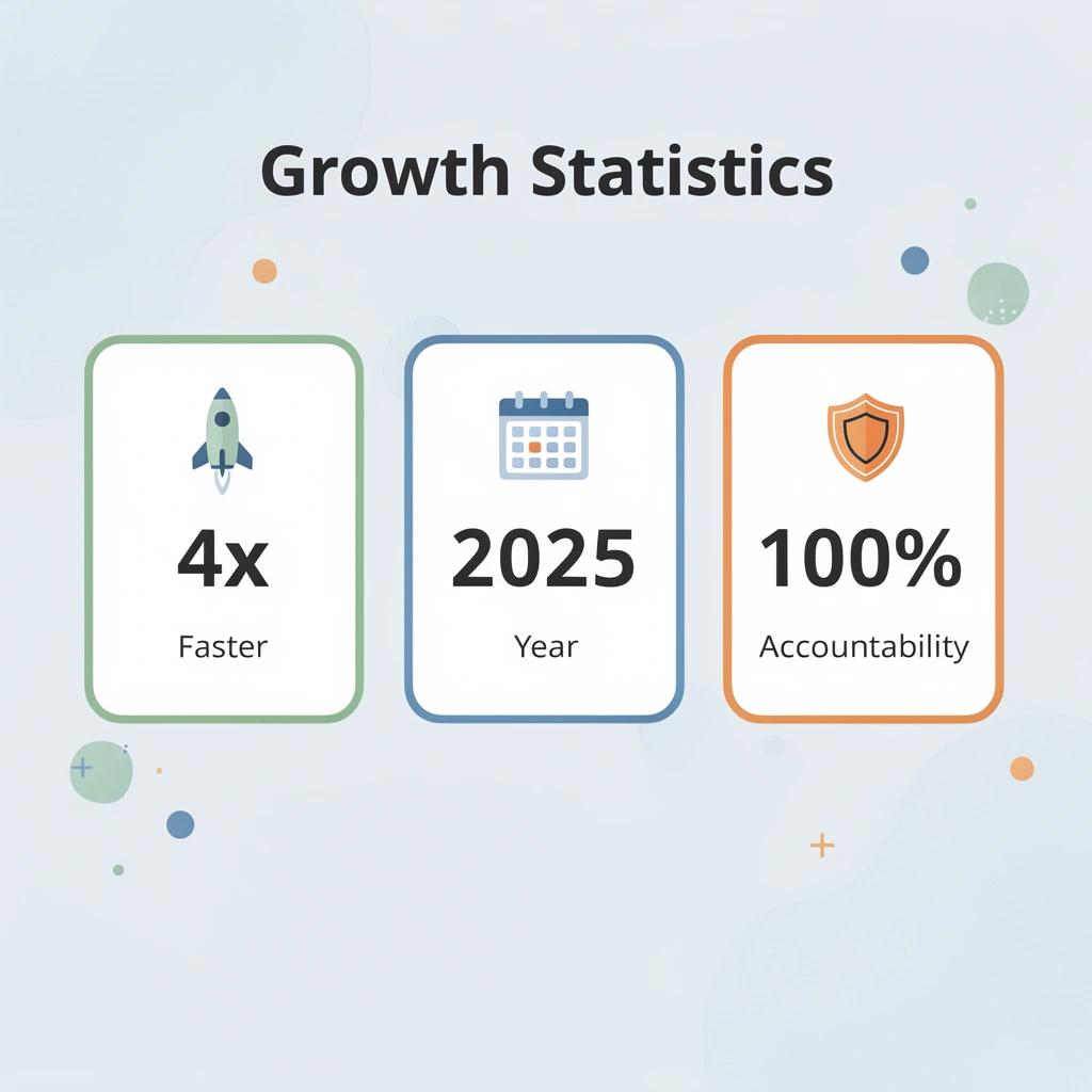 Key statistics about creator campaign growth and accountability