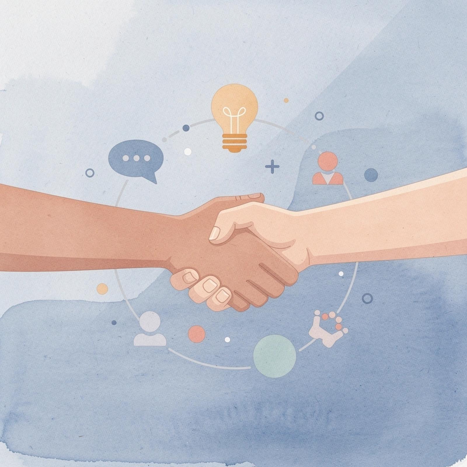 Scene showing brand-creator partnership with performance-based collaboration