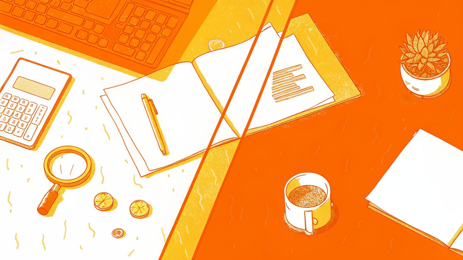 Desk flat-lay comparing creator post rates versus true cost-per-view across platforms
