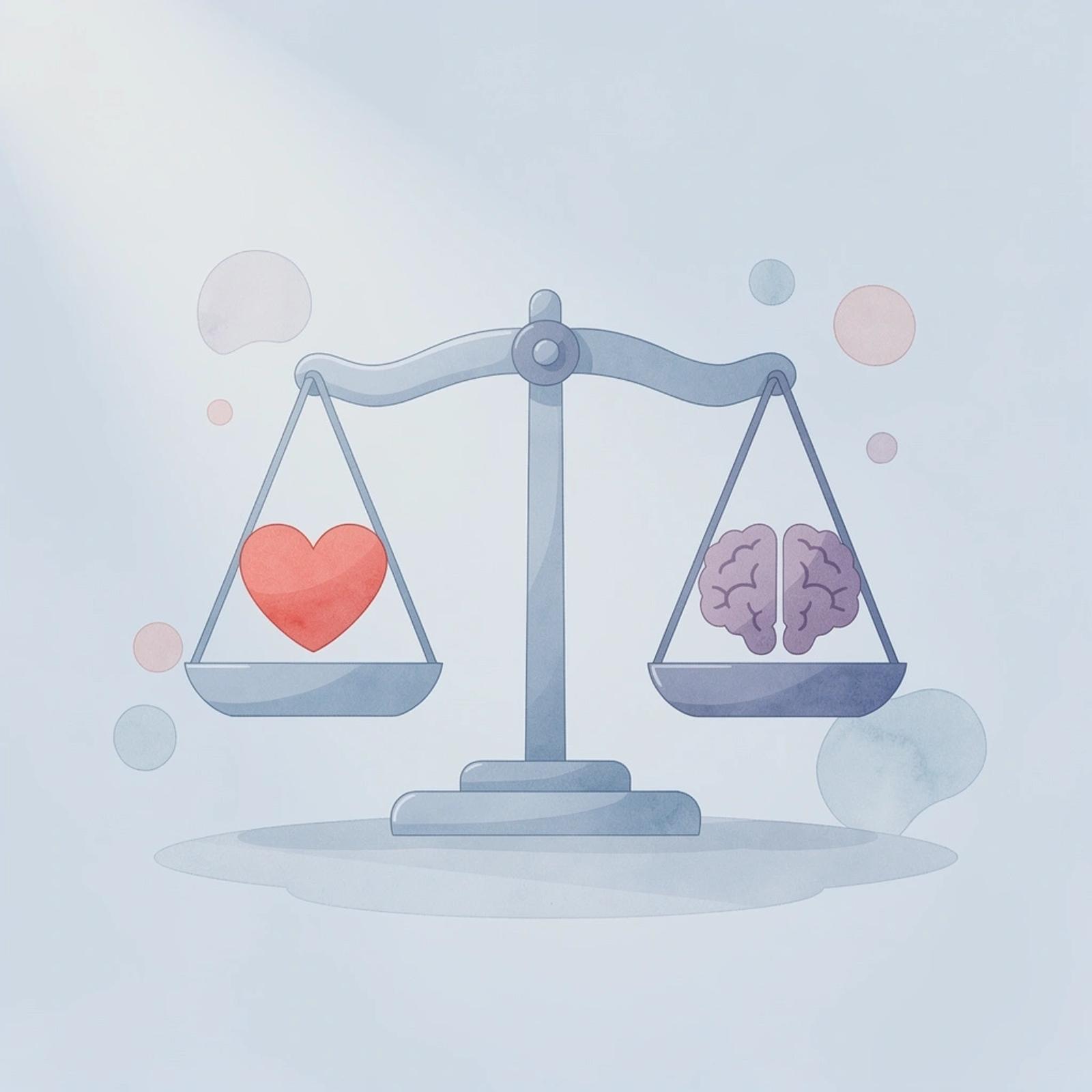 Balance scale showing engagement outweighing follower count