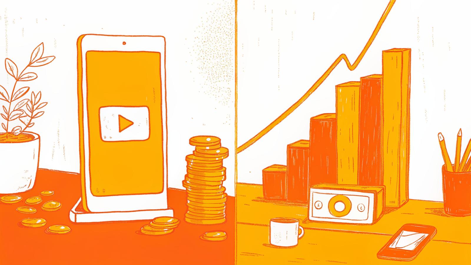 Flat-fee follower ceiling versus rising performance-based UGC payout for creators