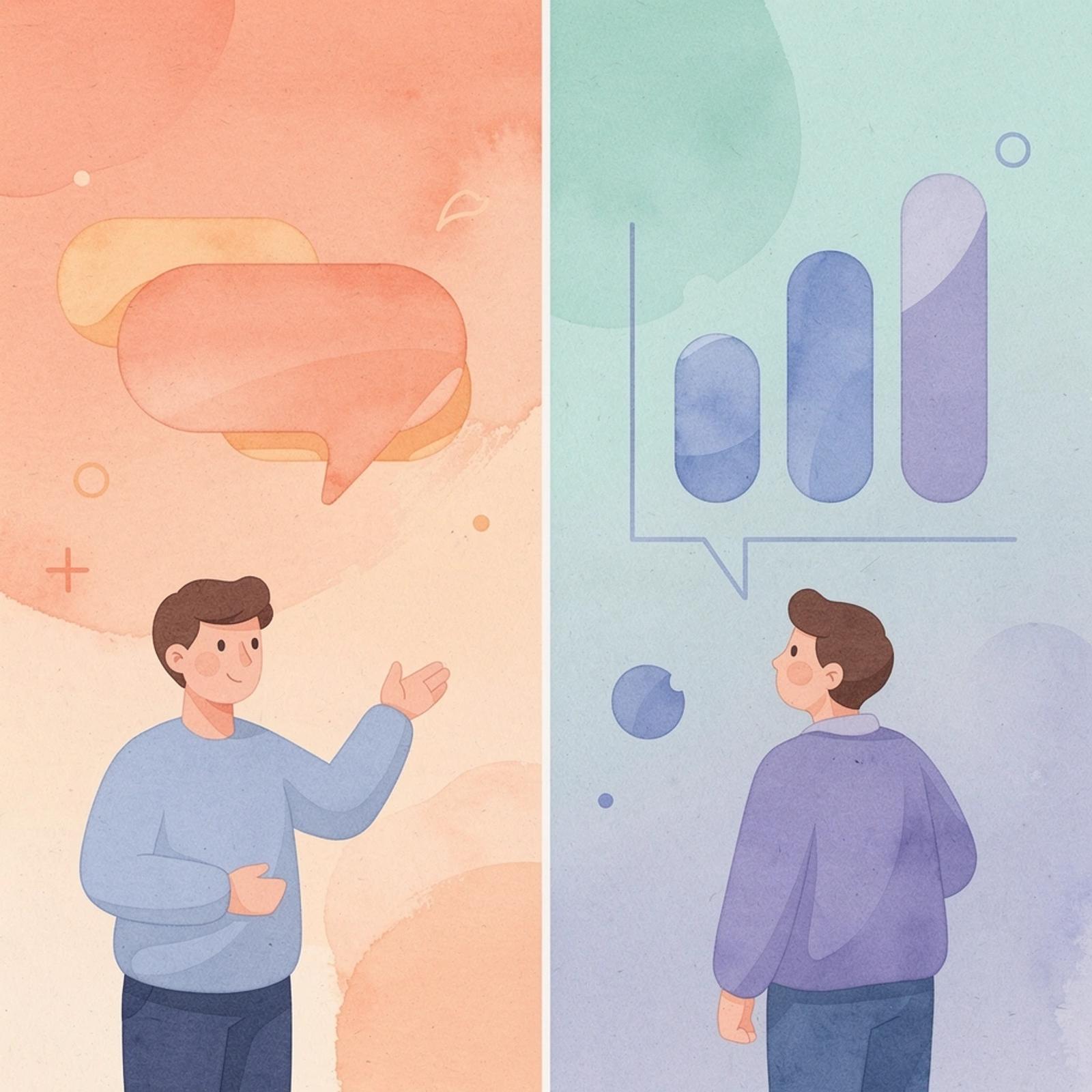 Scene showing broad reach of big influencers versus deep engagement of niche creators