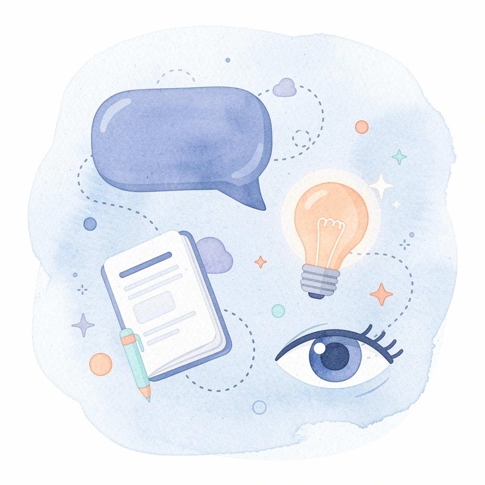 Scene illustration showing multiple factors floating around a central pricing concept